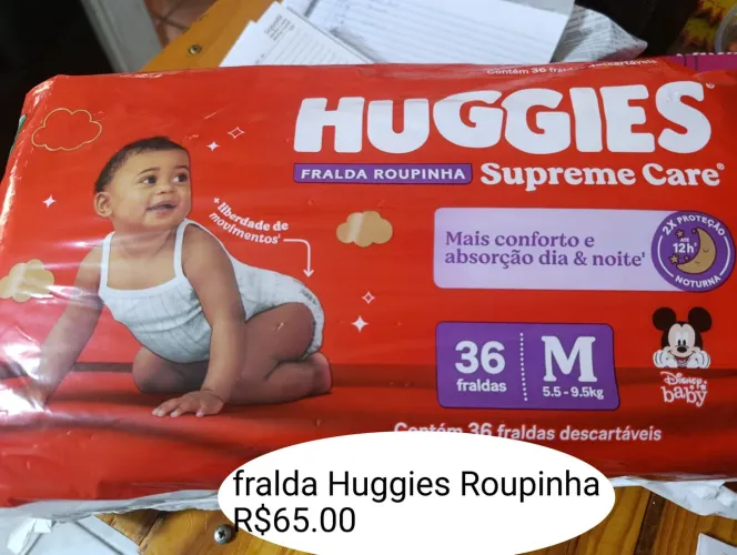 Fraldas Roupinha Huggies
