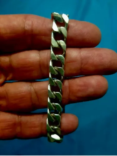 PULSEIRA PRATA 950K MACIÇA 40 GRAMAS 
