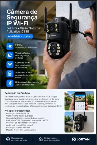 CÂMERA DE SEGURANÇA IP WI-FI