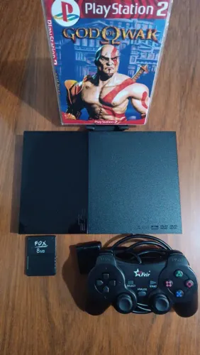 PS2 SLIM - Playstation 2 - funcionando 100% revisado e conservado (FRETE GRÁTIS)