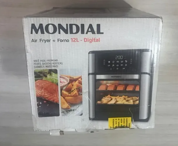 Fritadeira Air Fryer Forno Oven 12l Mondial