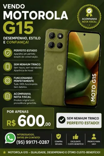 Celular moto g15