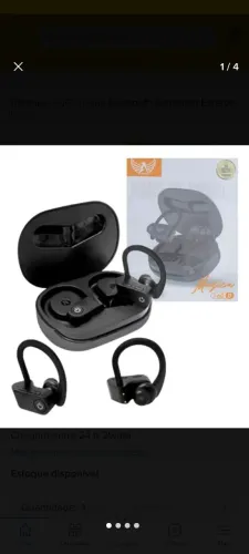 Fone de ouvido Bluetooth Altomex JD-60 estéreo in-ear