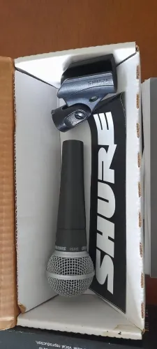 Microfone para vocal Shure SM58 - ORIGINAL