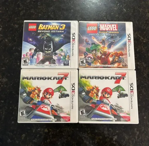 Jogos de Nintendo 3DS (4 unidades)