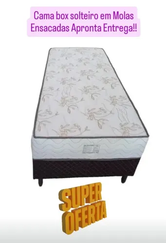 Ótimo preço e Frete grátis!!Cama box solteiro em molas ensacadas