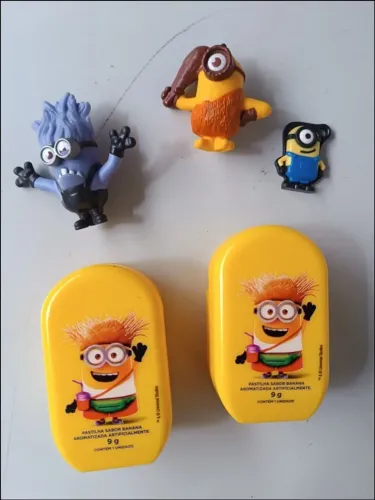 Colecionáveis Personagens Minions (Minions 2: A Origem de Gru) McDonald's 2020