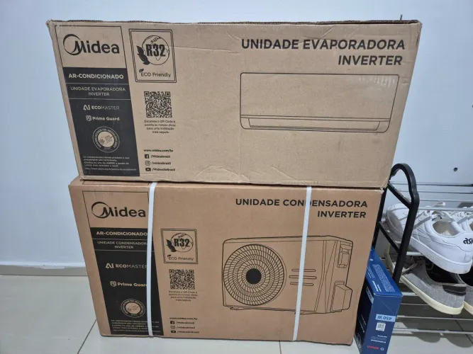 Split 9000 Midea novo na caixa