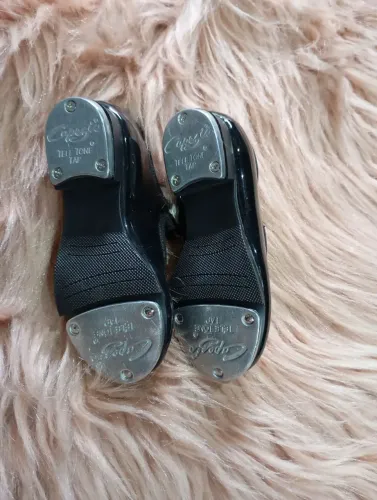 Sapato de sapateado infantil com 16 cm