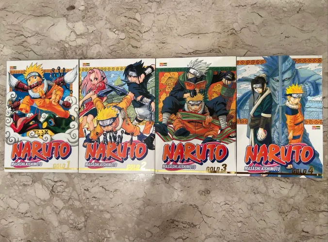 Coleção mangá Naruto Classic Gold