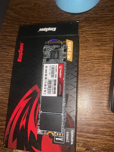 SSD M.2 SATA 128GB Kingspec 2280 - Rápido e Funcionando 100%