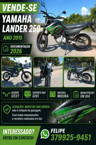 XTZ Lander 250 Abaixo da FIPE 