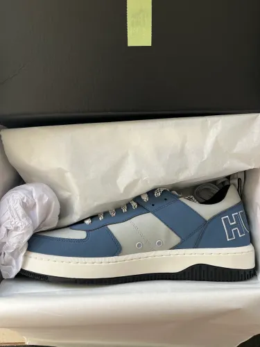 Tênis Hugo Boss de dois tons inspirado retrô Kilian masculino