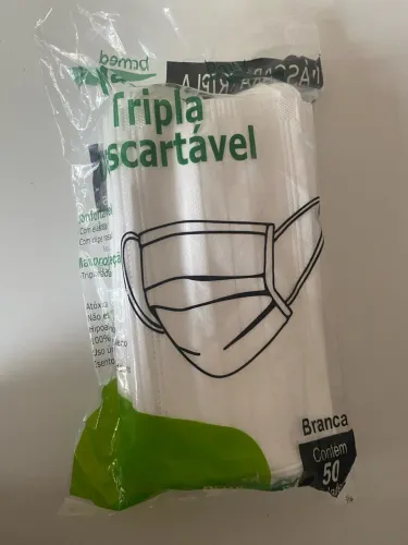 Máscaras descartáveis 