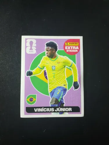 Cartinha do Vini Jr Extra Roxa