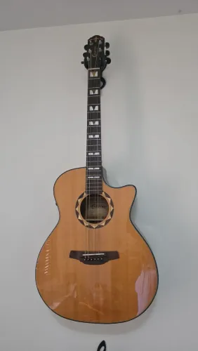 VIOLÃO HG520 TAMPO MACIÇO+ SEMI CASE