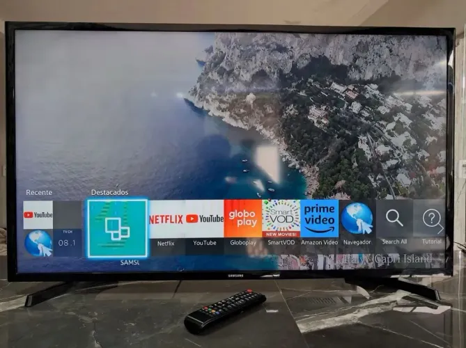 Smart TV LED Samsung 40 Polegadas - Aplicativos
