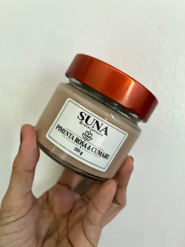 Vela Aromática Pimenta Rosa & Cumaru