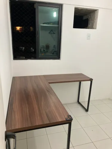 Mesa Escritório Marrom 