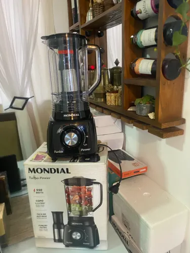 Liquidificador Mondial 110v 2,2L 550W novo lacrado 