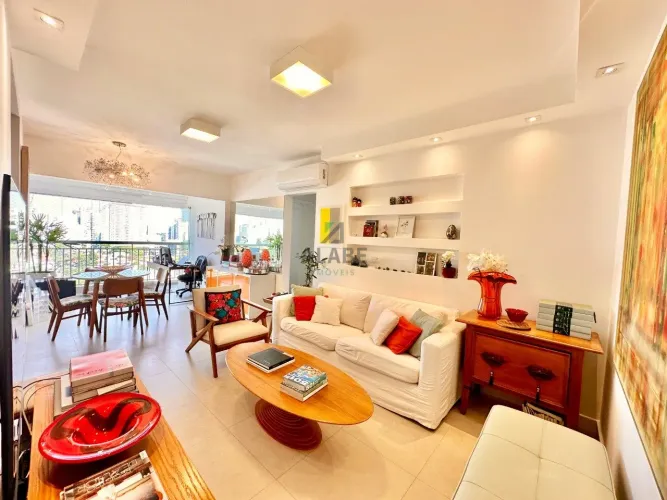 Apartamento à venda no Brooklin com Varanda - 74m², 2 suítes e 1 vaga.
