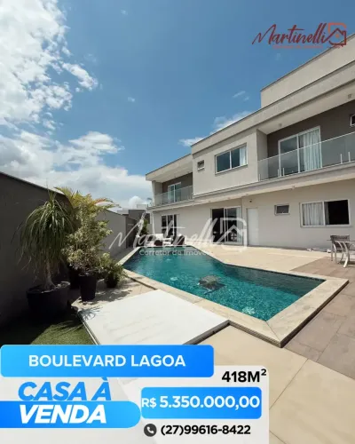 Casa no Condomínio Boulevard Lagoa 4 quartos, sendo 3 suítes a master vendida 100% mobilia