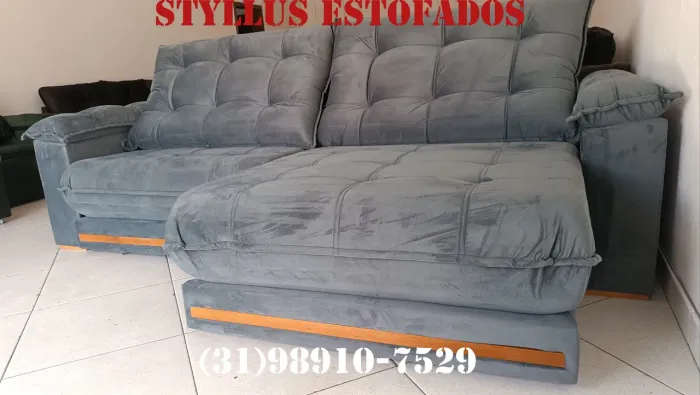 Sofá retrátil com molas ensacadas Fofão