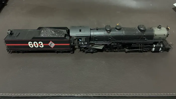 Locomotiva A Vapor Usra 2-10-2 Bachman com DCC Luz e Movimento