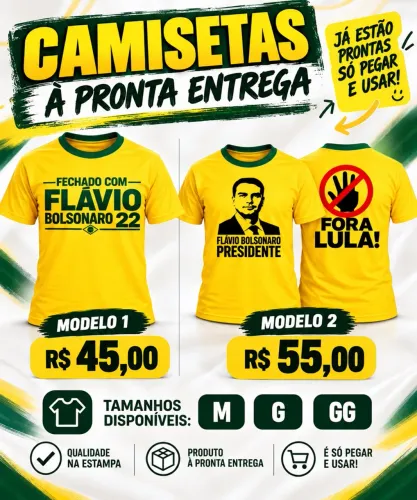 Camisetas Flávio Bolsonaro