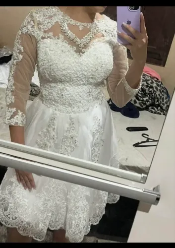 Vestido de noiva 2 em 1