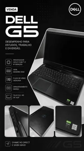 Notebook Dell G5 - Alto Desempenho