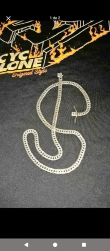 Cordão de prata elo duplo ?²?  , fecho gaveta " pega ladrao " 12 mm ,  maciça 