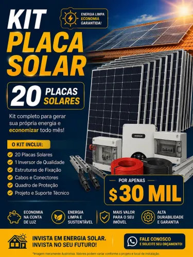 Kit Placa solar 