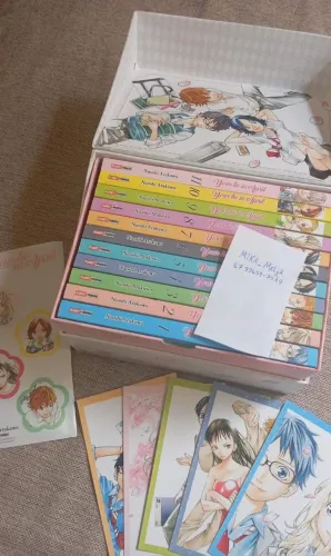 Your lie in april box completo com todos os brindes em perfeito estado