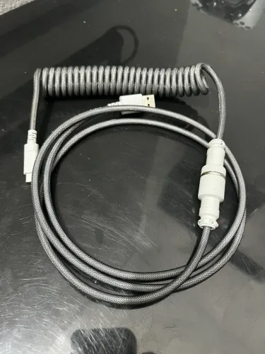 Cabo em Espiral para Teclado HyperX USB-C 