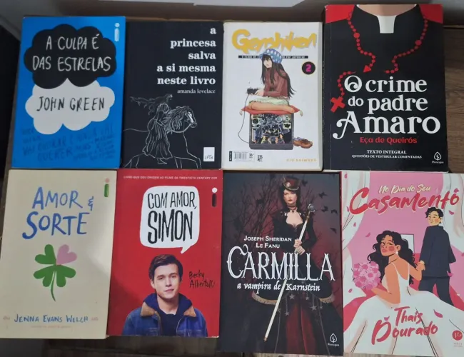 Livros variados (valor é para cada um)