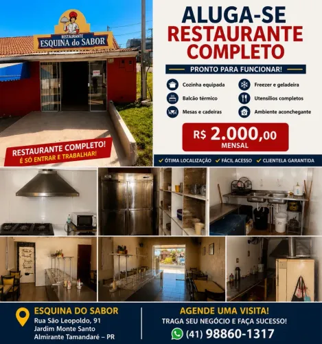 Ponto comercial Almirante Tamandaré-PR
