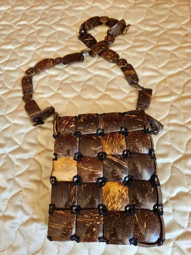Bolsa de casca de cocô 