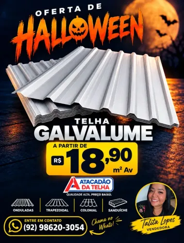 Telhas galvalume