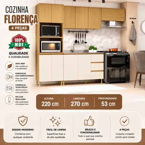Armário de Cozinha Florença