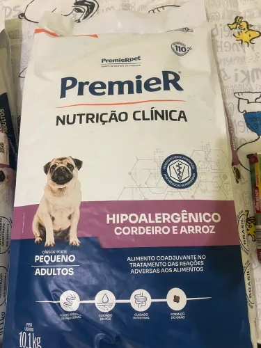 Ração premium hipoalergenica