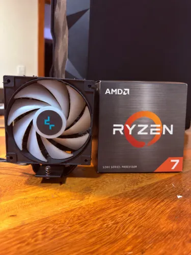 Processador Ryzen 7 5700X + Air Cooler Deep Cool AK400