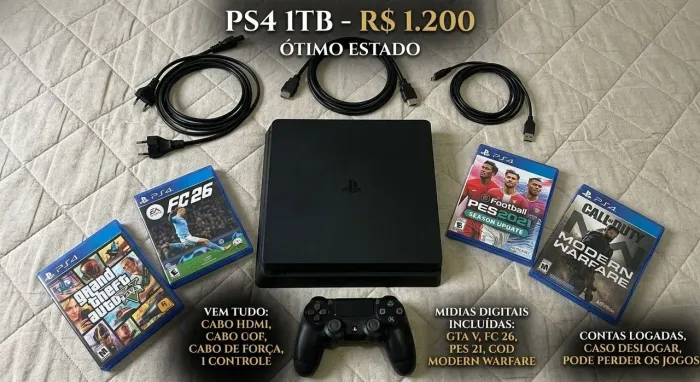 Ps4 slim 1TB
