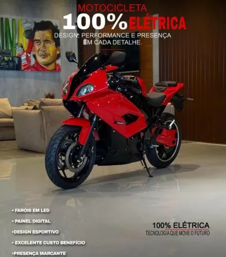 Moto 100% eletrica