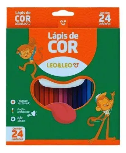 Lapis de Cor 24 unidades