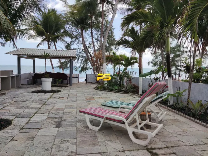 Casa pé na areia 5 quartos sendo 5 suítes em Camboinnha para Alugar REF: PS1669
