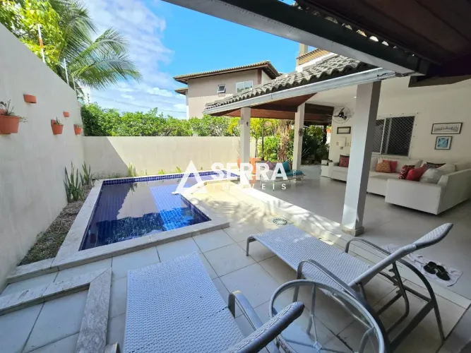 Villas do Atlântico | Casa em Condomínio | 4 Quartos | 380m² | Piscina Privativa | Total C