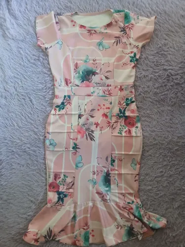 Vestido midi moda evangelica