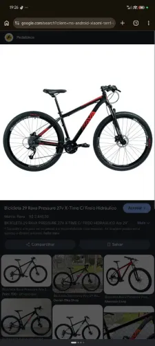 Bicicleta Rava Progress - Quadro em Alumínio, Aro 29 ?