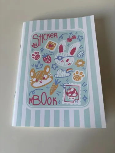 Sticker Book Álbum de Adesivos Art e Aly Kaol Porfírio